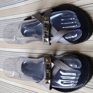 Proenza Schoulder Elegant Gray Women's Sandals 37.5
